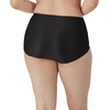Bali Women’s Underwear Pack, Double Support Stretch Brief Panties, Moisture-wicking Underwear for Women, 3-pack(Black/Black/Black)