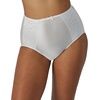 Bali Women’s Underwear Pack, Double Support Stretch Brief Panties, Moisture-wicking Underwear for Women, 3-pack(White/White/White)